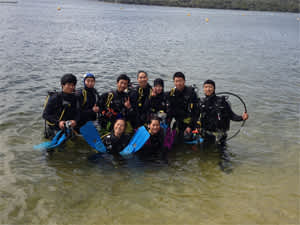 週末はみんなでダイビング～！