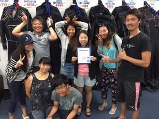 ダイバー、続々誕生しています！