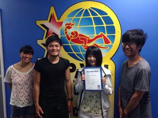 またまたダイバー誕生！