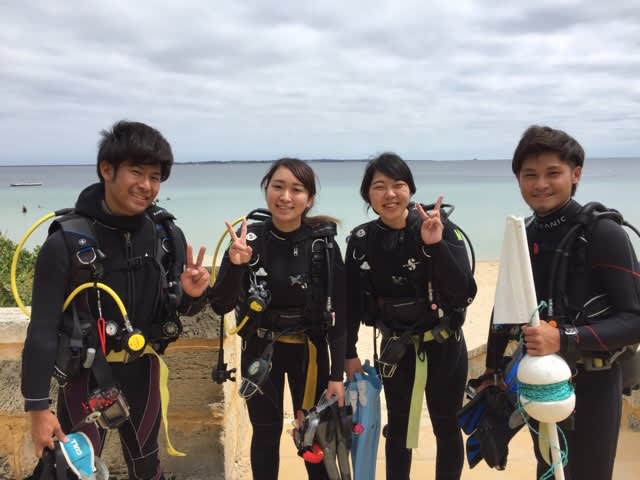 初ダイビング！！