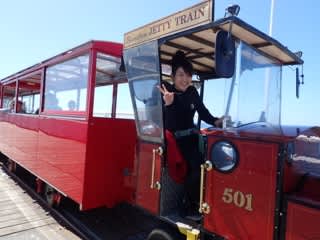 トロッコに乗ってダイビング