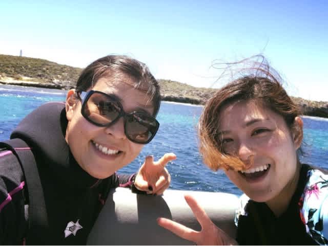 野生のイルカに大興奮！