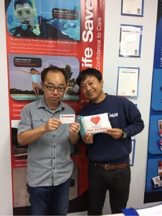 レスキューダイバーに向けて…