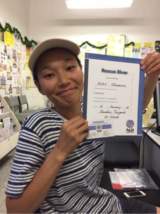 新レスキューダイバー！そして…スタッフへ