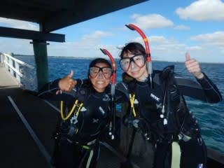 バッセルトンジェティーで体験ダイビング！